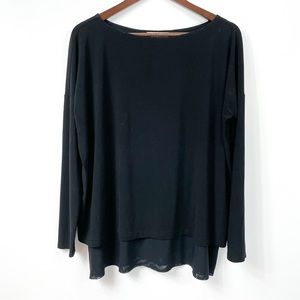 Joseph Ribkoff Black Long Sleeve Top